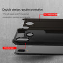 For Huawei P20 Lite Full-body Rugged TPU + PC Combination Back Cover Case(Black)