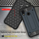 For Huawei P20 Lite Full-body Rugged TPU + PC Combination Back Cover Case (Navy Blue)