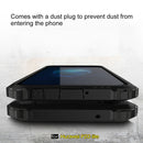 For Huawei P20 Lite Full-body Rugged TPU + PC Combination Back Cover Case (Navy Blue)