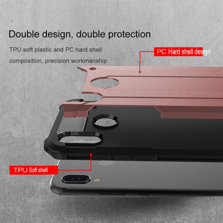 For Huawei P20 Lite Full-body Rugged TPU + PC Combination Back Cover Case (Rose Gold)
