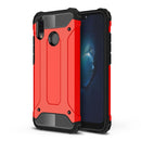 For Huawei P20 Lite Full-body Rugged TPU + PC Combination Back Cover Case (Red)