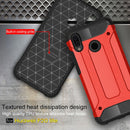 For Huawei P20 Lite Full-body Rugged TPU + PC Combination Back Cover Case (Red)