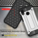 For Huawei P20 Lite Full-body Rugged TPU + PC Combination Back Cover Case (Silver)