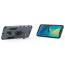 PC + TPU Shockproof Protective Case for Huawei Mate 20 Pro, with Magnetic Ring Holder (Navy Blue)