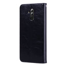 Business Style Oil Wax Texture Horizontal Flip Leather Case for Huawei Mate 20 Lite, with Holder & Card Slots & Wallet (Black)