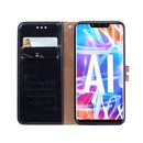 Business Style Oil Wax Texture Horizontal Flip Leather Case for Huawei Mate 20 Lite, with Holder & Card Slots & Wallet (Black)