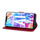 Business Style Oil Wax Texture Horizontal Flip Leather Case for Huawei Mate 20 Lite, with Holder & Card Slots & Wallet (Red)