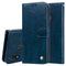 Business Style Oil Wax Texture Horizontal Flip Leather Case for Huawei Nova 3i & P smart Plus, with Holder & Card Slots & Wallet(Blue)
