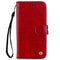 Business Style Oil Wax Texture Horizontal Flip Leather Case for Huawei Nova 3i & P smart Plus, with Holder & Card Slots & Wallet(Red)