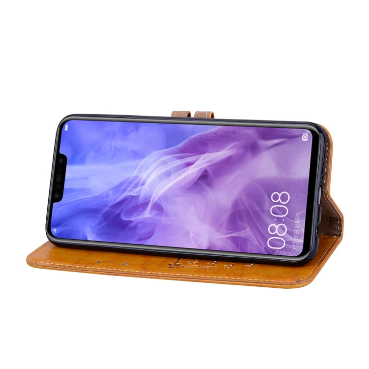 Business Style Oil Wax Texture Horizontal Flip Leather Case for Huawei Nova 3i & P smart Plus, with Holder & Card Slots & Wallet(Brown)