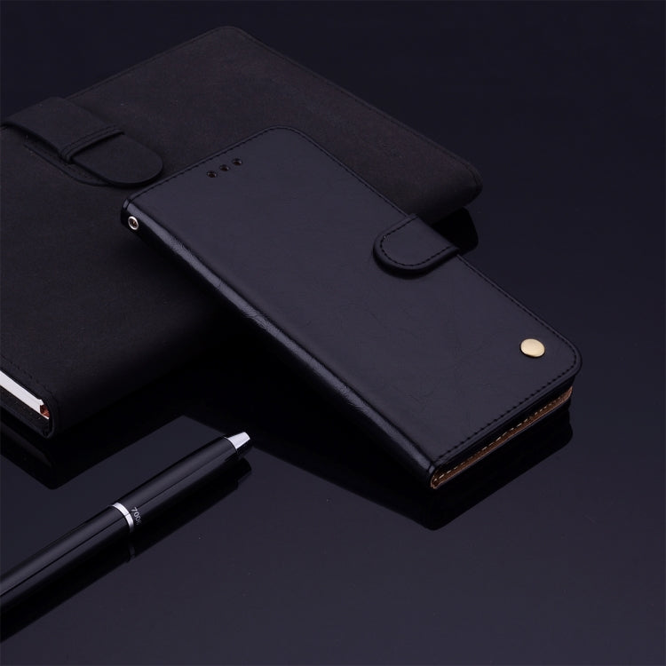Business Style Oil Wax Texture Horizontal Flip Leather Case for Huawei Nova 3, with Holder & Card Slots & Wallet (Black)