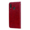 Business Style Oil Wax Texture Horizontal Flip Leather Case for Huawei Nova 3, with Holder & Card Slots & Wallet (Red)