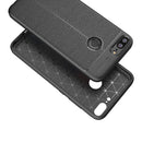 For Huawei Honor 10 Lite Litchi Texture Soft TPU Protective Case (Navy Blue)