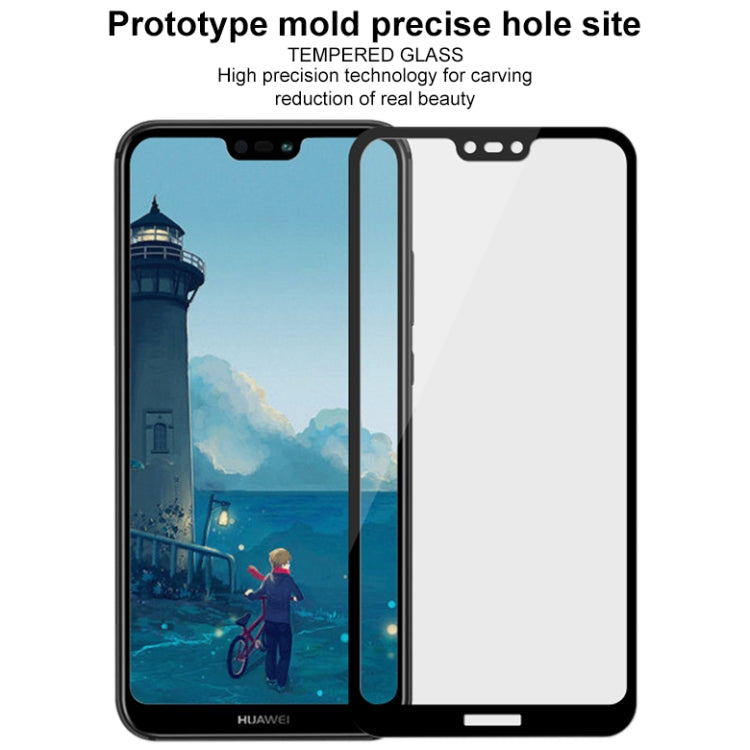 MOFI for Huawei P20 Lite 9H Surface Hardness 2.5D Edge Full Screen Tempered Glass Film Screen Protector(Black)