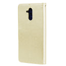 Rose Embossed Horizontal Flip PU Leather Case for Huawei Mate 20 Lite, with Holder & Card Slots & Wallet (Gold)