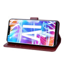 Rose Embossed Horizontal Flip PU Leather Case for Huawei Mate 20 Lite, with Holder & Card Slots & Wallet (Brown)