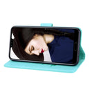 Rose Embossed Horizontal Flip PU Leather Case for Huawei Honor 10 Lite, with Holder & Card Slots & Wallet (Green)