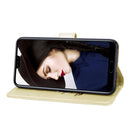 Rose Embossed Horizontal Flip PU Leather Case for Huawei Honor 10 Lite, with Holder & Card Slots & Wallet (Gold)