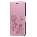 Rose Embossed Horizontal Flip PU Leather Case for Huawei Honor 10 Lite, with Holder & Card Slots & Wallet (Rose Gold)