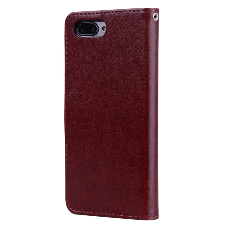 Rose Embossed Horizontal Flip PU Leather Case for Huawei Honor 10 Lite, with Holder & Card Slots & Wallet (Brown)