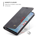 CaseMe-013 Multifunctional Retro Frosted Horizontal Flip Leather Case for Huawei P30 Pro, with Card Slot & Holder & Wallet (Black)