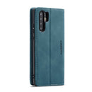 CaseMe-013 Multifunctional Retro Frosted Horizontal Flip Leather Case for Huawei P30 Pro, with Card Slot & Holder & Wallet (Blue)