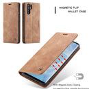 CaseMe-013 Multifunctional Retro Frosted Horizontal Flip Leather Case for Huawei P30 Pro, with Card Slot & Holder & Wallet (Brown)