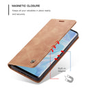 CaseMe-013 Multifunctional Retro Frosted Horizontal Flip Leather Case for Huawei P30 Pro, with Card Slot & Holder & Wallet (Brown)