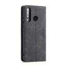 CaseMe-013 Multifunctional Retro Frosted Horizontal Flip Leather Case for Huawei P30 Lite, with Card Slot & Holder & Wallet (Black)