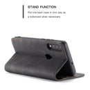 CaseMe-013 Multifunctional Retro Frosted Horizontal Flip Leather Case for Huawei P30 Lite, with Card Slot & Holder & Wallet (Black)