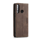 CaseMe-013 Multifunctional Retro Frosted Horizontal Flip Leather Case for Huawei P30 Lite, with Card Slot & Holder & Wallet (Coffee)