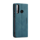 CaseMe-013 Multifunctional Retro Frosted Horizontal Flip Leather Case for Huawei P30 Lite, with Card Slot & Holder & Wallet (Blue)