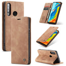 CaseMe-013 Multifunctional Retro Frosted Horizontal Flip Leather Case for Huawei P30 Lite, with Card Slot & Holder & Wallet (Brown)