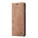 CaseMe-013 Multifunctional Retro Frosted Horizontal Flip Leather Case for Huawei P30 Lite, with Card Slot & Holder & Wallet (Brown)