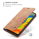CaseMe-013 Multifunctional Retro Frosted Horizontal Flip Leather Case for Huawei P30 Lite, with Card Slot & Holder & Wallet (Brown)