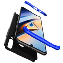 GKK Three Stage Splicing Full Coverage PC Case for Huawei Nova 4e / P30 Lite (Black Blue)
