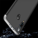 GKK Three Stage Splicing Full Coverage PC Case for Huawei Nova 4e / P30 Lite (Black Silver)