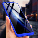 GKK Three Stage Splicing Full Coverage PC Case for Huawei Nova 4e / P30 Lite (Blue)