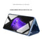 Mirror Clear View Horizontal Flip PU Smart Leather Case for Huawei Mate 20, with Holder(Black)