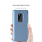 Mirror Clear View Horizontal Flip PU Smart Leather Case for Huawei Mate 20, with Holder(Black)