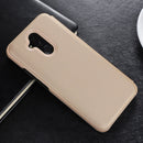 Mirror Clear View Horizontal Flip PU Smart Leather Case for Huawei Mate 20 Lite, with Holder (Gold)