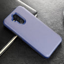 Mirror Clear View Horizontal Flip PU Smart Leather Case for Huawei Mate 20 Lite, with Holder (Purple)