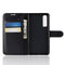 Litchi Texture Horizontal Flip Leather Case for Huawei P30, with Holder & Card Slots & Wallet (Black)