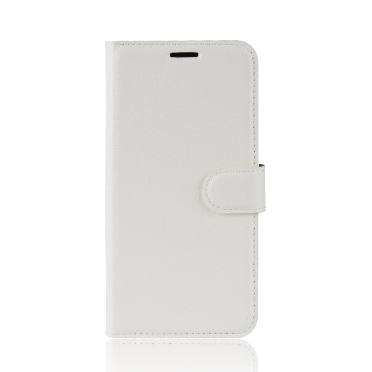 Litchi Texture Horizontal Flip Leather Case for Huawei P30, with Holder & Card Slots & Wallet (White)