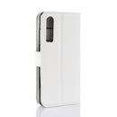 Litchi Texture Horizontal Flip Leather Case for Huawei P30, with Holder & Card Slots & Wallet (White)