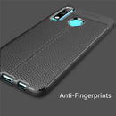 Litchi Texture TPU Shockproof Case for Huawei P30 Lite (Black)