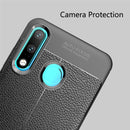 Litchi Texture TPU Shockproof Case for Huawei P30 Lite (Black)