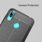 Litchi Texture TPU Shockproof Case for Huawei Y7 (2019) (Grey)