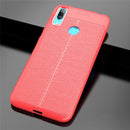 Litchi Texture TPU Shockproof Case for Huawei Y7 (2019) (Red)