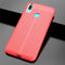 Litchi Texture TPU Shockproof Case for Huawei Y7 (2019) (Red)